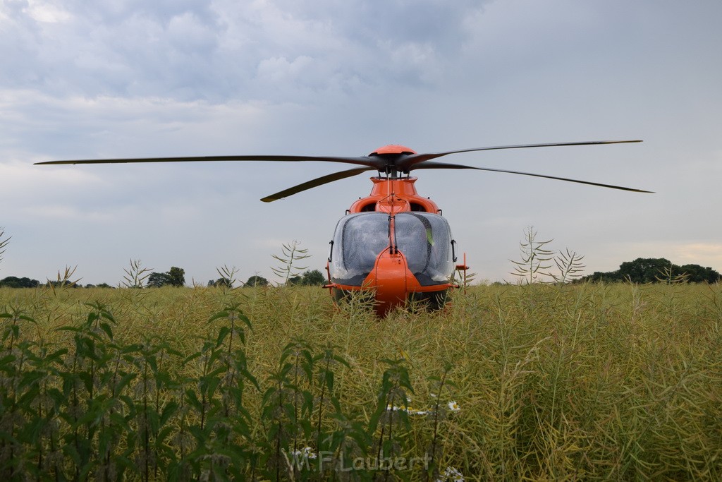 Einsatz Christoph 3 Koeln Porz Gremberghoven Hansestr P04.JPG - Miklos Laubert